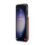 Samsung Galaxy S23+ 5G Fierre Shann Crazy Horse Card Holder Back Cover PU Phone Case - Pink