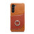 Samsung Galaxy S23+ 5G Fierre Shann Oil Wax Texture Genuine Leather Back Phone Case - Brown