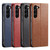 Samsung Galaxy S23+ 5G Fierre Shann PU Genuine Leather Texture Leather Phone Case - Red