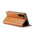 Samsung Galaxy S23+ 5G FIERRE SHANN Vintage Bark Texture Wallet Leather Phone Case - Khaki