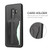 Fierre Shann Full Coverage Protective Leather Case Galaxy S9+, with Holder & Card Slot - Black