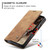 Google Pixel Fold CaseMe 013 Multifunctional Horizontal Flip Leather Phone Case - Brown