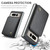 Google Pixel Fold CaseMe C22 PC+TPU Business Style RFID Anti-theft Leather Phone Case - Black