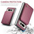 Google Pixel Fold CaseMe C22 PC+TPU Business Style RFID Anti-theft Leather Phone Case - Wine Red