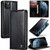 iPhone 11 Pro CaseMe 003 Crazy Horse Texture Leather Phone Case - Black