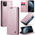 iPhone 11 Pro CaseMe 003 Crazy Horse Texture Leather Phone Case - Rose Gold