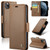 iPhone 11 Pro CaseMe 023 Butterfly Buckle Litchi Texture RFID Anti-theft Leather Phone Case - Brown