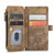 iPhone 11 Pro CaseMe-C30 PU + TPU Multifunctional Horizontal Flip Leather Case with Holder & Card Slot & Wallet & Zipper Pocket  - Brown