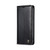 iPhone 11 Pro Max CaseMe 003 Crazy Horse Texture Leather Phone Case - Black