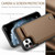 iPhone 11 Pro Max CaseMe C22 Card Slots Holder RFID Anti-theft Phone Case - Brown