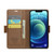 iPhone 12 / 12 Pro CaseMe 023 Butterfly Buckle Litchi Texture RFID Anti-theft Leather Phone Case - Brown