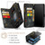 iPhone 12 / 12 Pro CaseMe-008 Detachable Multifunctional Wallet Leather Phone Case  - Black