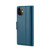 iPhone 12 mini CaseMe 023 Butterfly Buckle Litchi Texture RFID Anti-theft Leather Phone Case - Blue
