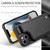iPhone 13 CaseMe C22 Card Slots Holder RFID Anti-theft Phone Case - Black