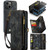iPhone 13 CaseMe-008 Detachable Multifunctional Horizontal Flip Leather Case with Card Slot & Holder & Zipper Wallet & Photo Frame - Black