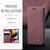 iPhone 13 CaseMe-013 Multifunctional Retro Frosted Horizontal Flip Leather Case with Card Slot & Holder & Wallet - Wine Red