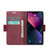 iPhone 13 mini CaseMe 023 Butterfly Buckle Litchi Texture RFID Anti-theft Leather Phone Case - Wine Red