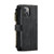 iPhone 13 mini CaseMe-C30 PU + TPU Multifunctional Horizontal Flip Leather Case with Holder & Card Slot & Wallet & Zipper Pocket  - Black