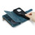 iPhone 13 mini CaseMe-C30 PU + TPU Multifunctional Horizontal Flip Leather Case with Holder & Card Slot & Wallet & Zipper Pocket  - Blue
