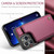 iPhone 13 Pro CaseMe C22 Card Slots Holder RFID Anti-theft Phone Case - Wine Red