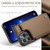 iPhone 13 Pro Max CaseMe C22 Card Slots Holder RFID Anti-theft Phone Case - Brown