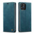 iPhone 13 Pro Max CaseMe-013 Multifunctional Retro Frosted Horizontal Flip Leather Case with Card Slot & Holder & Wallet  - Blue