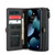 iPhone 13 Pro Max CaseMe-018 Detachable Multifunctional Horizontal Flip Leather Case with Card Slot & Holder & Zipper Wallet & Photo Frame  - Black