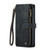 iPhone 13 Pro Max CaseMe-C30 PU + TPU Multifunctional Horizontal Flip Leather Case with Holder & Card Slot & Wallet & Zipper Pocket  - Black