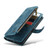 iPhone 13 Pro Max CaseMe-C30 PU + TPU Multifunctional Horizontal Flip Leather Case with Holder & Card Slot & Wallet & Zipper Pocket  - Blue