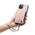 iPhone 14 CaseMe C20 Multifunctional Leather Phone Case - Pink