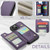 iPhone 14 Plus CaseMe C22 Card Slots Holder RFID Anti-theft Phone Case - Purple