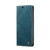 iPhone 14 Plus CaseMe-013 Multifunctional Retro Frosted Leather Phone Case  - Blue
