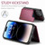 iPhone 14 Pro CaseMe C22 Card Slots Holder RFID Anti-theft Phone Case - Wine Red