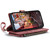 iPhone 14 Pro CaseMe C30 Multifunctional Phone Leather Case - Red