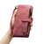 iPhone 14 Pro CaseMe C30 Multifunctional Phone Leather Case - Red