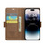 iPhone 14 Pro Max CaseMe 023 Butterfly Buckle Litchi Texture RFID Anti-theft Leather Phone Case - Brown