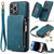 iPhone 14 Pro Max CaseMe C20 Multifunctional Leather Phone Case - Blue