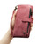 iPhone 14 Pro Max CaseMe C30 Multifunctional Phone Leather Case  - Red