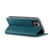 iPhone 14 Pro Max CaseMe-013 Multifunctional Retro Frosted Leather Phone Case  - Blue
