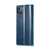 iPhone 15 CaseMe 003 Crazy Horse Texture Leather Phone Case - Blue
