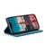 iPhone 15 CaseMe 013 Multifunctional Horizontal Flip Leather Phone Case - Blue