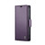iPhone 15 CaseMe 023 Butterfly Buckle Litchi Texture RFID Anti-theft Leather Phone Case - Pearly Purple
