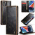 iPhone 15 Plus CaseMe 003 Crazy Horse Texture Leather Phone Case - Coffee