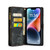 iPhone 15 Plus CaseMe 008 Detachable Multifunctional Leather Phone Case - Black