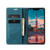 iPhone 15 Plus CaseMe 013 Multifunctional Horizontal Flip Leather Phone Case - Blue