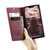 iPhone 15 Plus CaseMe 013 Multifunctional Horizontal Flip Leather Phone Case - Wine Red