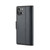 iPhone 15 Plus CaseMe 023 Butterfly Buckle Litchi Texture RFID Anti-theft Leather Phone Case - Black