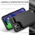 iPhone 15 Plus CaseMe C22 Card Slots Holder RFID Anti-theft Phone Case - Black