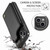 iPhone 15 Plus CaseMe C22 Card Slots Holder RFID Anti-theft Phone Case - Black iPhone 15 Plus CaseMe C22 Card Slots Holder RFID Anti-theft Phone Case - Black