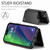 iPhone 15 Plus CaseMe C22 Card Slots Holder RFID Anti-theft Phone Case - Black iPhone 15 Plus CaseMe C22 Card Slots Holder RFID Anti-theft Phone Case - Black